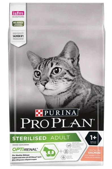 Proplan Sterilised Kısırlaştırılmış Somonlu Kedi Maması 10 Kg ürün görseli 1