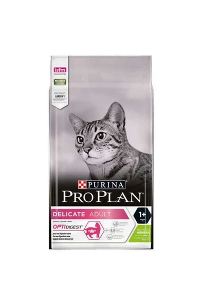 Pro Plan Delicate Kuzu Hassas Sindirim Kedi Maması 10 kg ürün görseli 1