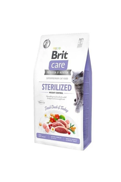 Brit Care Ördekli Kısırlaştrırılmış Yetişkin Kedi Maması 7 Kg. ürün görseli 1