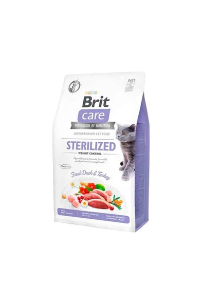 Brit Care Tahılsız Sterilised Kilo Dengeleyici Ördekli Kısır Kedi Maması 2 Kg ürün görseli 1