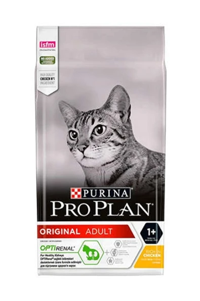 Pro Plan Tavuk ve Pirinçli Yetişkin Kedi Maması 3kg ürün görseli 1