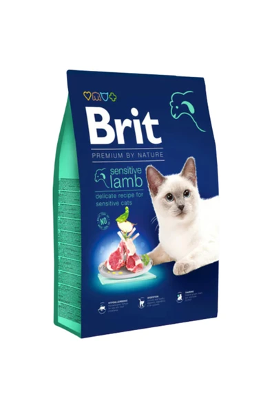Brit Premium Sensitive Kuzu Etli Kedi Maması 8 Kg ürün görseli 1
