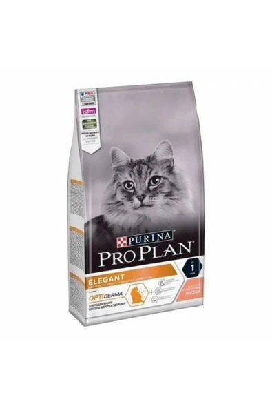 Pro Plan Elegant Derma Somonlu Yetişkin Kuru Kedi Maması 10 Kg ürün görseli 1