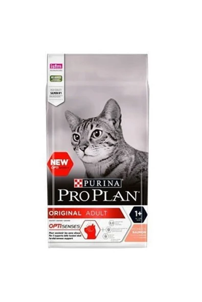 Pro Plan Original Somonlu Yetişkin Kedi Maması 10 Kg (skt09/2022) ürün görseli 1