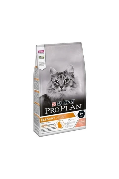 Pro Plan Elegant Derma Plus Somonlu Yetişkin Kedi Maması 3kg ürün görseli 1