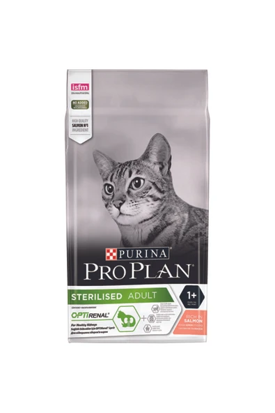Proplan Kısırlaştırılmış Somonlu Kuru Kedi Maması 3 kg ürün görseli 1