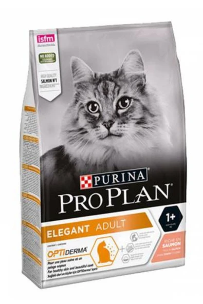 Elegant Somonlu Opti Derma Yetişkin Kedi Maması 3 Kg ürün görseli 1