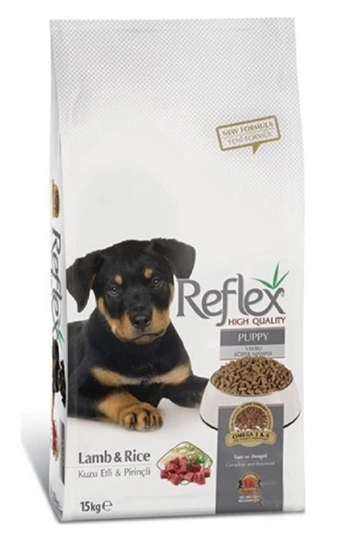 Reflex Puppy Lamp&Rice Kuzu Etli & Pirinçli Yavru Köpek Maması 15 Kg ürün görseli 1