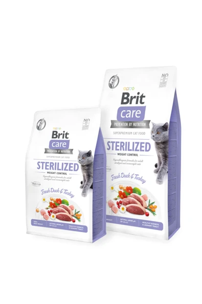 Brit Care Ördekli Kısırlaştrırılmış Yetişkin Kedi Maması 7 Kg. ürün görseli 1