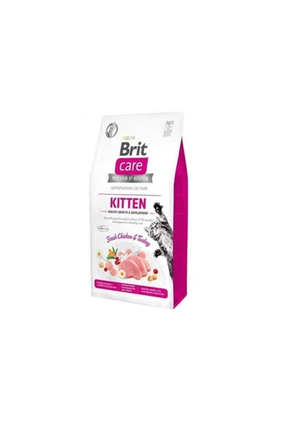 Care Kitten Tahılsız Taze Tavuk Etli Yavru Kedi Maması 2 Kg ürün görseli 1