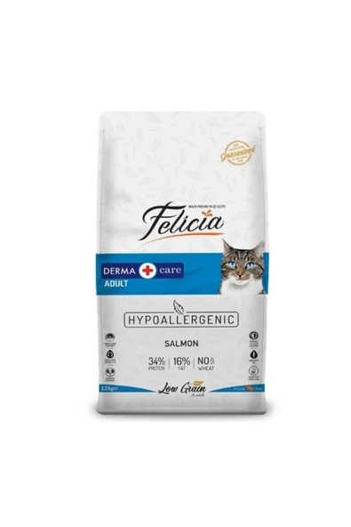 Az Tahıllı 12 kg Yetişkin Somonlu Hypoallergenic Kedi Maması ürün görseli 1