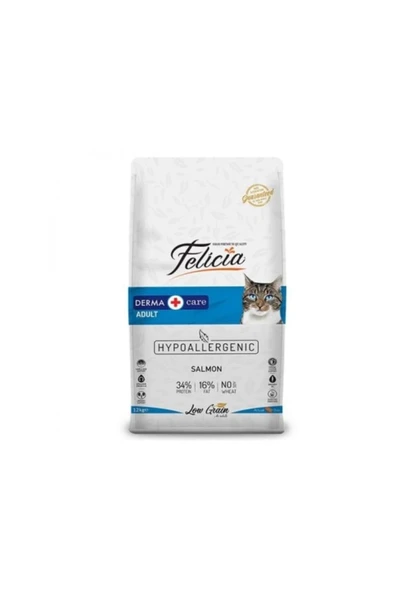 Düşük Tahıllı Hipoalerjenik Somonlu Yetişkin Kedi Maması 12 kg ürün görseli 1