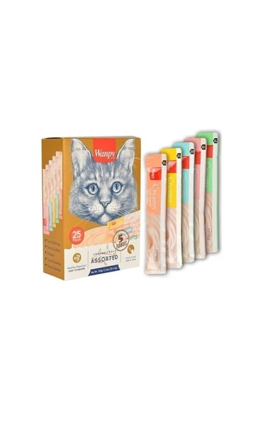 Karışık Kedi Sıvı Ödülü 14 gr 25li Paket ürün görseli 1