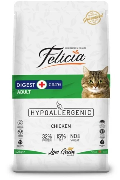 Tavuklu Ve Hamsili Düşük Tahıllı Yetişkin Kedi Maması 12 Kg ürün görseli 1