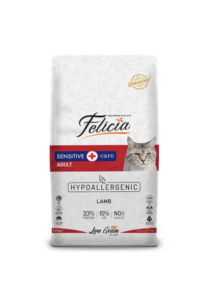 Az Tahıllı 12 kg Yetişkin Kuzu Etli Hypoallergenic Kedi Maması ürün görseli 1