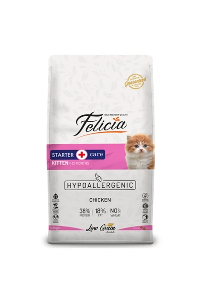 Az Tahıllı Kitten Tavuklu Yavru Kedi Maması 12 Kg ürün görseli 1