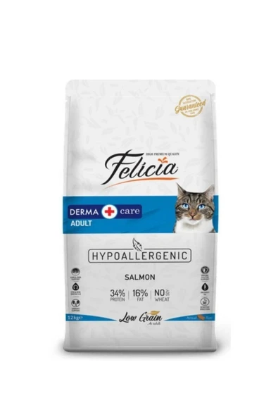 Az Tahıllı Hypoallergenic Somonlu Yetişkin Kedi Maması 12 kg ürün görseli 1