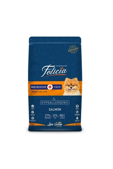 Az Tahıllı  Yetişkin Somonlu Small /mini Hypoallergenic Köpek Maması 3 kg ürün görseli 1