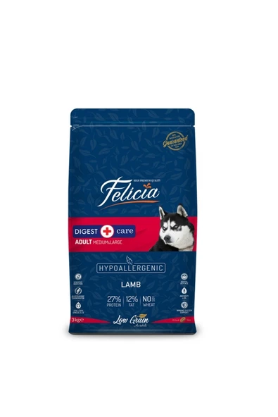 3 Kg Yetişkin Kuzulu M/large Az Tahıllı Breed Hypoallergenic Köpek Maması ürün görseli 1