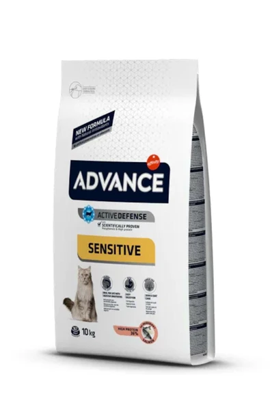 Sensitive Somonlu Yetişkin Kedi Maması 10 Kg ürün görseli 1