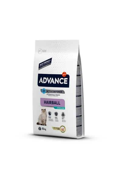 Hairball Sterilised Hindili Kısırlaştırılmış Kedi Maması 10 Kg ürün görseli 1