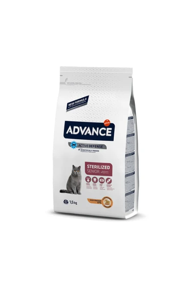 +10 Yaş Kısır Kedi Maması 1,5kg ürün görseli 1