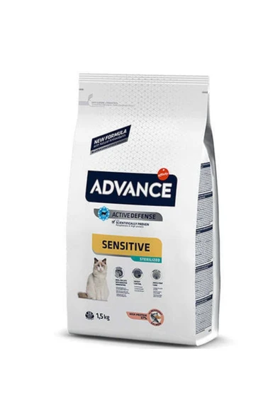 Sensitive Kısırlaştırılmış Somonlu Kedi Maması 1.5 kg ürün görseli 1