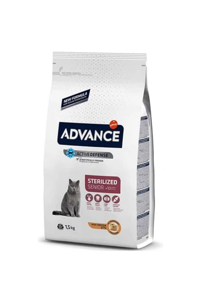 Neo Pet Market Cat Sterilized +10 Senıor Kısırlaştırılmış Yaşlı Kedi Maması 1.5 kg ürün görseli 1