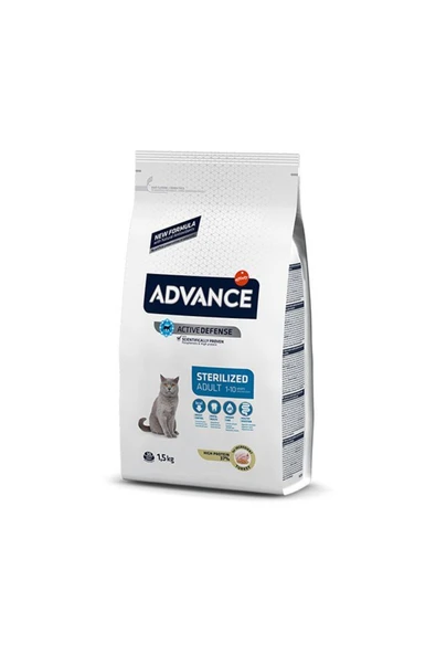 Sterilised Hindili Kısırlaştırılmış Yetişkin Kedi Maması 1.5 Kg ürün görseli 1