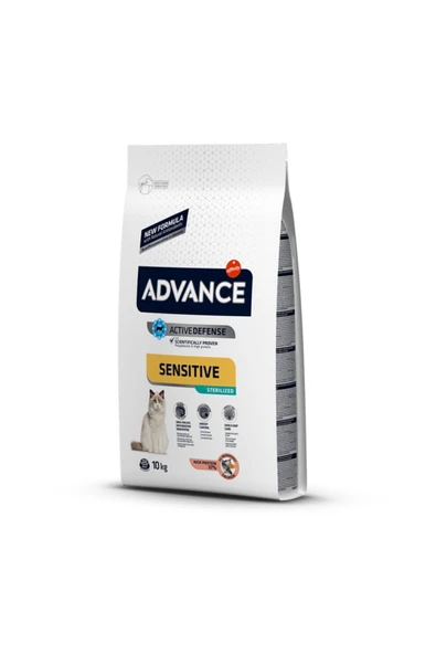 Kısırlaştırılmış (sterilized) Sensitive Kedi Maması 10 Kg Balıklı ürün görseli 1