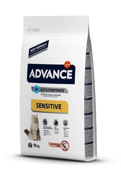 Sensitive Somonlu Yetişkin Kedi Maması 10 Kg ürün görseli 1