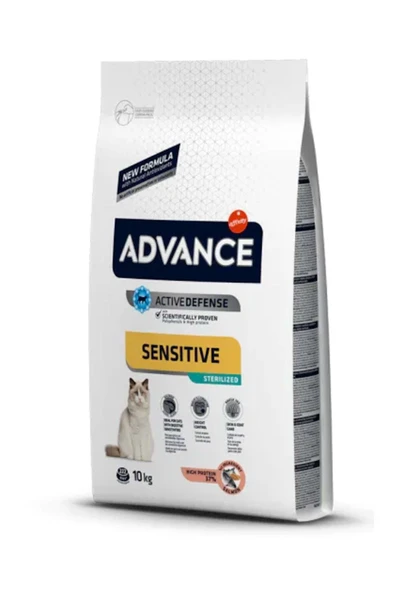 Sensitive Somonlu Kısırlaştırılmış Kedi Maması 10kg ürün görseli 1
