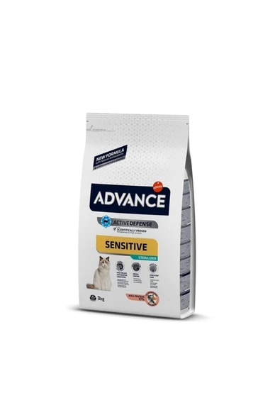 Sensitive Sterilised Kısırlaştırılmış Somonlu Kedi Maması 3 Kg ürün görseli 1