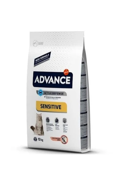 Sensitive Somonlu Yetişkin Kedi Maması 10 Kg ürün görseli 1