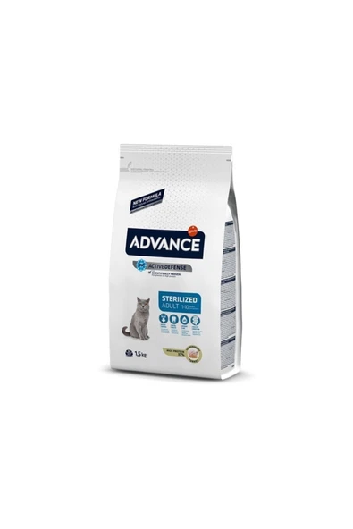 Neo Pet Market Sterilised Hindili 1.5 Kg Kısırlaştırılmış Kuru Kedi Maması ürün görseli 1