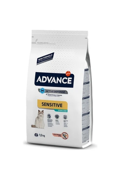 Sensıtıve Somonlu Yetişkin Kısırlaştırılmış Kedi maması 1.5 kg ürün görseli 1