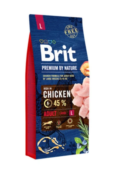 Premium By Nature Büyük Irk Tavuklu Köpek Maması ürün görseli 1