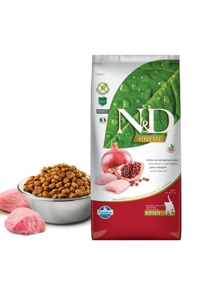 Nd Tahılsız Kitten Tavuk & Nar Yavru Kedi Maması 5 Kg ürün görseli 1