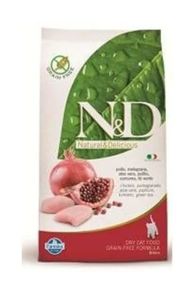 Tahılsız Tavuklu & Narlı Kedi Maması 5 kg ürün görseli 1