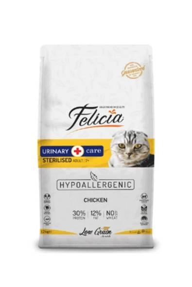 Az Tahıllı Tavuklu Hypoallergenic Sterilised Kısır Yetişkin Kedi Maması 12 kg ürün görseli 1