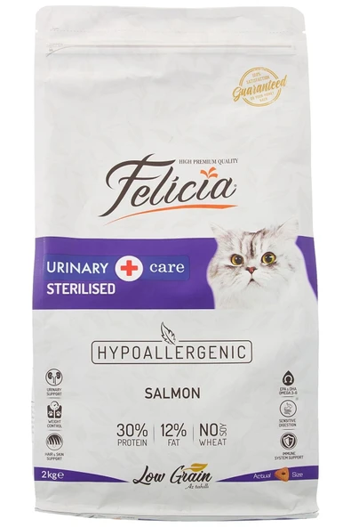 Az Tahıllı 2 Kg Sterilised Somonlu Hypoallergenic Kedi Maması ürün görseli 1