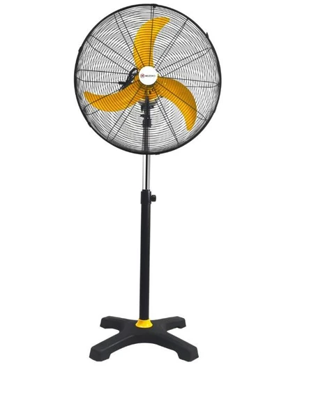 MUZEKO 75cm MZK-750 MEGA PLUS 30 INÇ SARI KANATLI SANAYİ TİPİ AYAKLI VANTİLATÖR 75CM ürün görseli 1