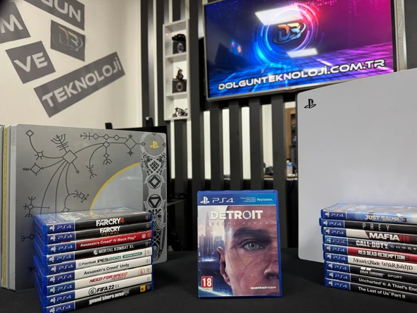 Detroit Become Human Ps4 - Ps5 Oyun CD’si (İKİNCİ EL) ürün görseli 1