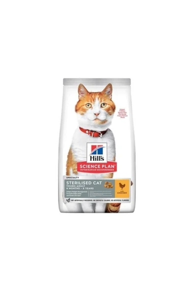 Hills Young Sterilised Tavuklu Kısırlaştırılmış Kedi Maması 10 Kg ürün görseli 1