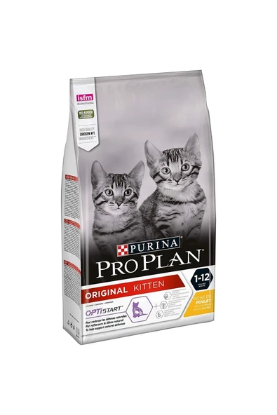Pro Plan Kitten Original Tavuk Etli Yavru Kedi Maması 3 Kg ürün görseli 1