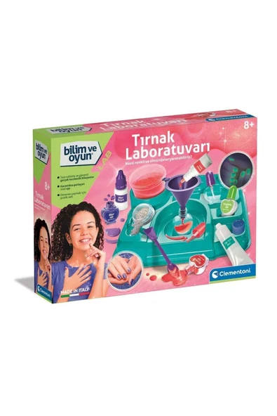 CLEMENTONİ BİLİM VE  OYUN TIRNAK LABORATUVARI 64471 ürün görseli 1