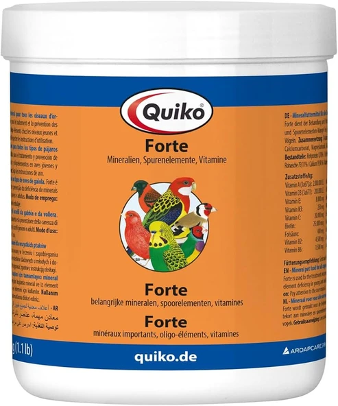 Quiko Forte E Vitamini+27 Farklı Vitamin Kombinasyonu 500gr ürün görseli 1