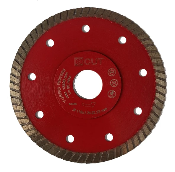 Kristal TX-Cut Turbo Elmas Hassas İnce Seramik Fayans Kesici Disk 115mm ürün görseli 1
