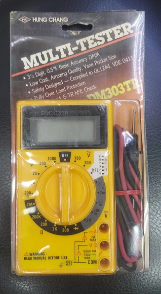 HC ( HUNG CHANG ) DM303TR Multimetre Dijital Ölçü Aleti - Kore Malı Üst Kalite ürün görseli 1