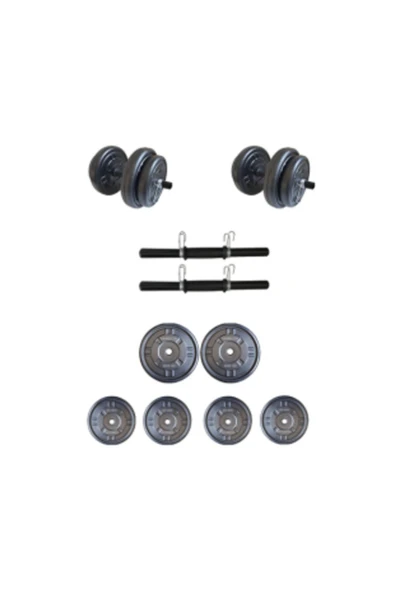 Dambılcım 20 Kg Dambıl Seti Ağırlık Ve Vücut Geliştirme Aleti 20 Kg Spor Dumbell Set ürün görseli 1
